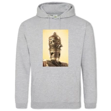 Hoodie with Print The Mandalorian Ig-11 - 2XL grey