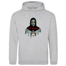 Hoodie with Print Mr. Robot Theme - 2XL grey