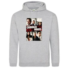 Hoodie with Print Criminal Minds Theme - 2XL grey