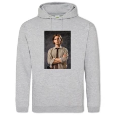 Hoodie with Print Criminal Minds Dr. Spencer Reid Print - 2XL grey