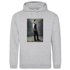 Hoodie with Print Criminal Minds Hero Spencer Reid - 2XL grey