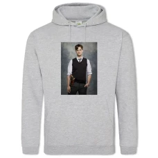 Hoodie with Print Criminal Minds Hero Spencer Reid Print - 2XL grey