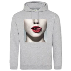 Hoodie with Print True Blood Print - 2XL grey