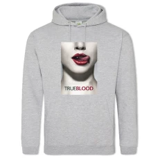 Hoodie with Print True Blood Theme Print - 2XL grey