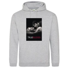Hoodie with Print True Blood Heroes Print - 2XL grey