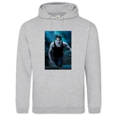 Hoodie with Print True Blood Hero Print - 2XL grey