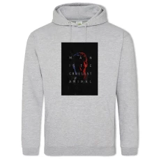 Hoodie with Print True Detective Main Theme - 2XL grey