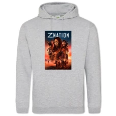 Hoodie with Print Z Nation Main Theme - 2XL grey