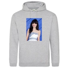Hoodie with Print New Girl Jess - 2XL grey