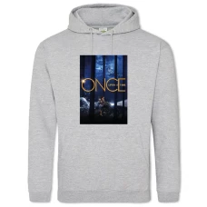 Hoodie with Print Once Upon A Time Main Theme - 2XL grey