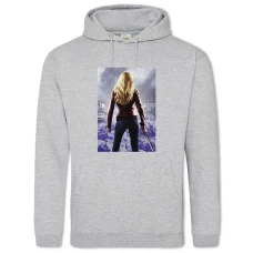 Hoodie with Print Once Upon A Time Hero - 2XL grey