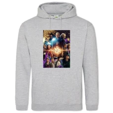 Hoodie with Print Once Upon A Time Main Theme Print - 2XL grey