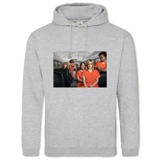 Hoodie with Print Orange Is The New Black Heroes - 2XL grey