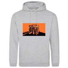Hoodie with Print Orange Is The New Black Main Heroes - 2XL grey