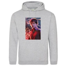 Hoodie with Print Stranger Things Jonathan Byers - 2XL grey
