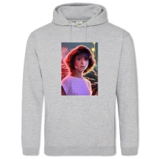 Hoodie with Print Stranger Things Nancy Wheeler - 2XL grey