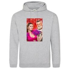 Hoodie with Print Papic Elizabeth And Alexander Merkulov - 2XL grey