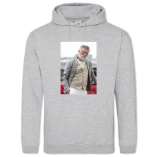Hoodie with Print Papic Stanislav Boklan - 2XL grey