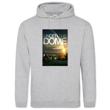 Hoodie with Print Under The Dome Print - 2XL grey