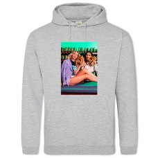 Hoodie with Print Riverdale Girls Theme Print - 2XL grey