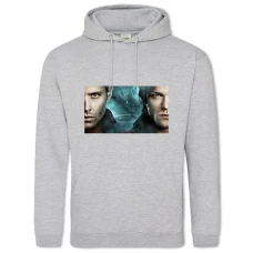 Hoodie with Print Supernatural Sam And Dean - 2XL grey