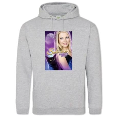 Hoodie with Print Sabrina, The Teenage Witch Print - 2XL grey