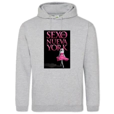 Hoodie with Print Sex And The City Theme - 2XL grey