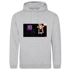 Hoodie with Print Sex And The City Carrie Bradshaw Print - 2XL grey