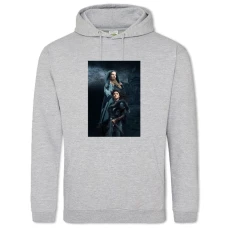 Hoodie with Print The Witcher Girls - 2XL grey