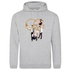 Hoodie with Print Gossip Girl Logo Heroes - 2XL grey