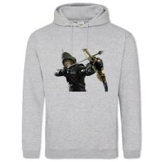 Hoodie with Print Arrow Hero Print - 2XL grey