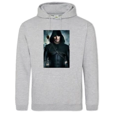 Hoodie with Print Arrow Hero Theme - 2XL grey