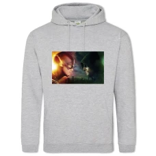 Hoodie with Print Arrow Superheroes - 2XL grey