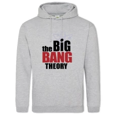 Hoodie with Print The Big Bang Theory Logo - 2XL grey