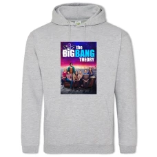 Hoodie with Print The Big Bang Theory Universe - 2XL grey