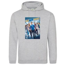 Hoodie with Print The Big Bang Theory Characters - 2XL grey