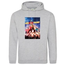 Hoodie with Print The Big Bang Theory Theme Print - 2XL grey