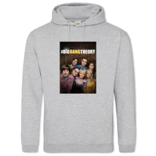 Hoodie with Print The Big Bang Theory Characters Print - 2XL grey