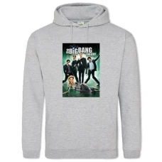 Hoodie with Print The Big Bang Theory Cast Print - 2XL grey