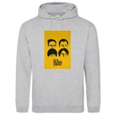 Hoodie with Print The Big Bang Theory Yellow Print - 2XL grey