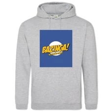 Hoodie with Print The Big Bang Theory Bazinga - 2XL grey