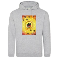Hoodie with Print The Big Bang Theory Big Logo - 2XL grey