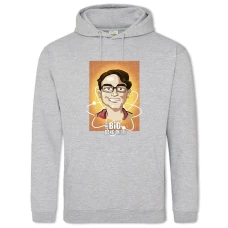 Hoodie with Print The Big Bang Theory Leonard - 2XL grey