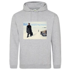 Hoodie with Print Fargo Hero - 2XL grey