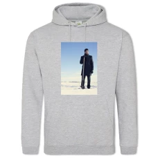 Hoodie with Print Fargo Hero Print - 2XL grey