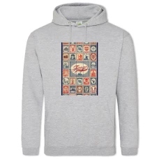 Hoodie with Print Fargo Theme Print - 2XL grey