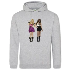 Hoodie with Print Hannah Montana Theme - 2XL grey