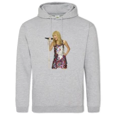 Hoodie with Print Hannah Montana Girl - 2XL grey