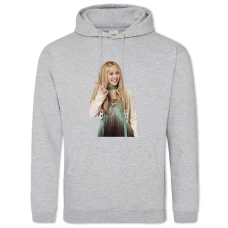 Hoodie with Print Hannah Montana Girl Print - 2XL grey