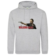 Hoodie with Print The Walking Dead Rick Logo - 2XL grey